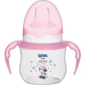 Wee Baby 187 Disney Kulplu Alıştırma Bardağı 125 ml - Pembe