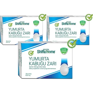 Aksu Vital Shiffa Home Yumurta Kabuğu Zarı 30 Kapsül x 3 Adet