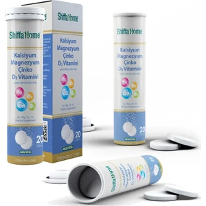 Aksu Vital Kalsiyum Magnezyum Çinko D3 Vitamini 20 Tablet x 3 Adet