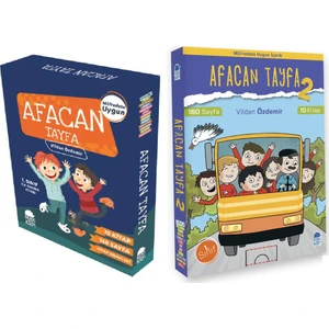 Mavi Kirpi Yayınları 1. Sınıf Okuma Kitapları Ilk Okuma Afacan Tayfa 2 Set Bir Arada 20 Kitap Set Kutulu (Kitap Sınavı Ekleriyle)