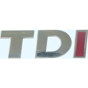 Volkswagen Tdi Bagaj Yazısı Tek Kırmızı 5K0853675AP