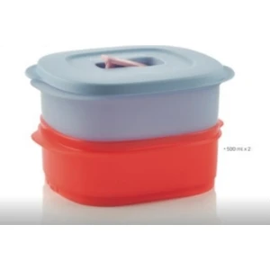 Mikrodalga Isıtma Saklama Kabı 500 ml. 2 Adet