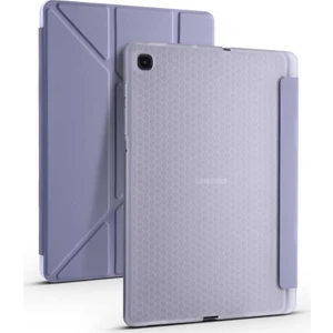 Galaxy Tab S6 Lite P610 Kılıf Kalem Bölmeli Standlı Tam Uyumlu Mor