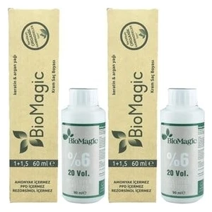 Bıomagıc Keratin ve Arganlı Amonyaksız Doğal Saç Boyası 3.00 Koyu Kahve 60 ml Boya x 2 Oksidan 90 ml
