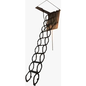 Makaslı 70X70 cm Katlanır Çatı Merdiveni