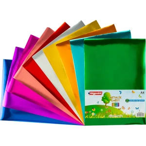 Metalik Kagıt A4 Karışık 10'Lu 80 Gr