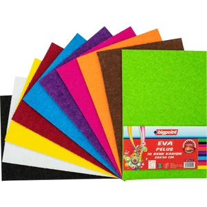 734 Eva Pelüs 20X30 10 Renk Karışık Bp73415