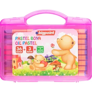 Pastel Boya 36+3 Renk - Pembe Çantalı