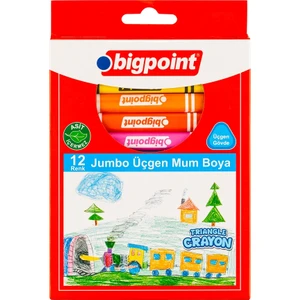 Üçgen Jumbo Mum Boya Crayon