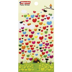 851-22 Sticker Çok Renkli Kalpler Bp85122