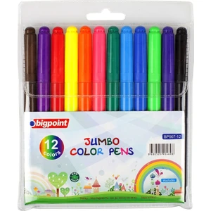12 Renk Jumbo Keçeli Kalem Bp907-12