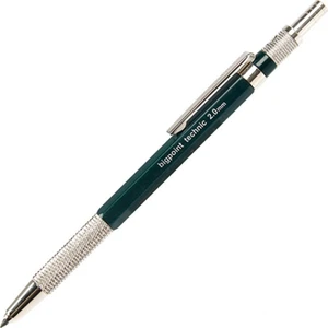 Versatil Kalem 2.0 mm Koyu Yeşil Metal Uçlu Uzun Ömürlü Mekanizmalı Kalem