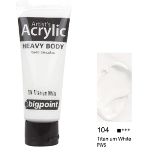 Akrilik Boya 75 Ml Titanium White 104
