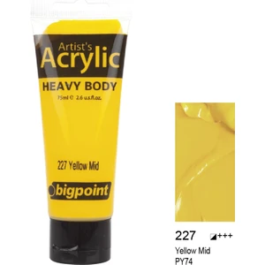 Akrilik Boya 75 Ml Yellow Mid 227