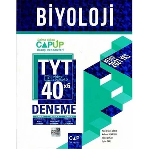 Çap Yayınları TYT Biyoloji 40 x 6 Up Deneme