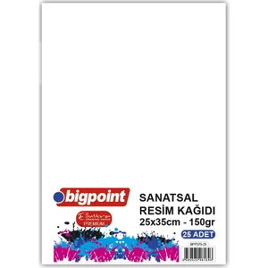 Sanatsal Resim Kağıdı 25x35cm 150 Gram - 25 Yaprak