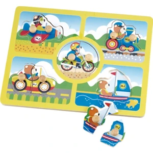 Ahşap 98266 Puzzle 2 Parça Pimli Bohj98266