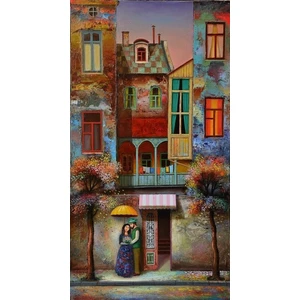 Marcel Sanat Marcel Modern Elmas Mozaik Tablo  33 x 60 cm