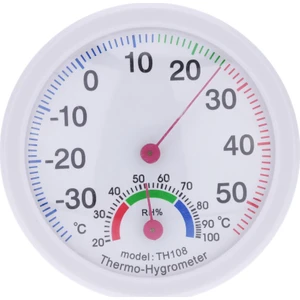 -35 / 55 ° C Mini Kapalı Analog Sıcaklık Nem Ölçer - Beyaz (Yurt Dışından)