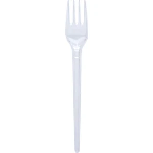 Plastik Çatal Şeffaf (Ekonomik) - 100'LÜ