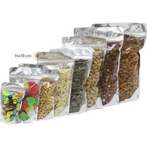 Ambalaj Pazarı Şeffaf Metalize Doypack 14X19 cm - 100'LÜ