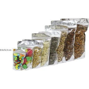Ambalaj Pazarı Şeffaf Metalize Doypack 8,5X14,5 cm - 100'LÜ