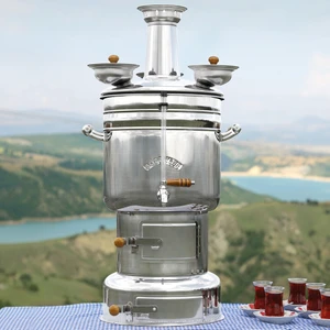 15 Litre Krom Semaver KS15-NİLÜFER
