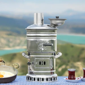 4 Litre Ayrılabilir Odunlu Semaver KS13-MERİÇ