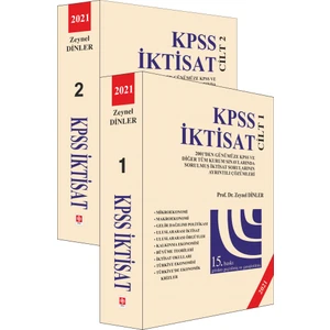 KPSS İktisat - Zeynel Dinler - 1. 2. Cilt Set