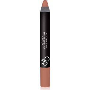 Golden Rose Matte Lipstick Crayon No: 14 Dark Beige - Mat Kalem Ruj - 8691190903145