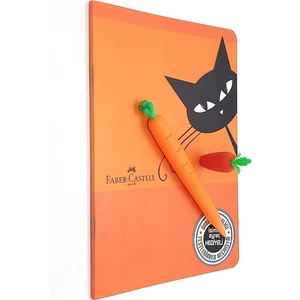 A5 Pp Kapak Kareli Defter + Havuç Versatil Kalem 0.7 mm + Havuç Silgi