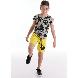 MSHB&G Pixel Monsters Erkek Çocuk T-shirt Şort Takım