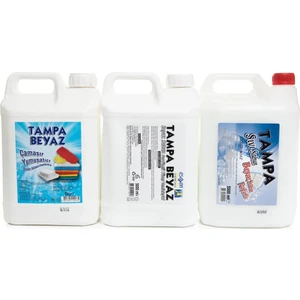 Beyaz Sabun Kokulu Temizlik Seti 5 lt x 3 Özel Set