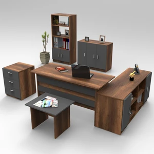 Robin Home Verona Abcdef Ofis Büro Makam Takımı Barok-Gri