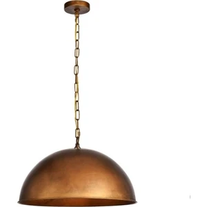mylights  Retro Rustik Fırcalanmış  Bakır Eskitme Patina Metal Sarkıt Rustik Avize 40 cm