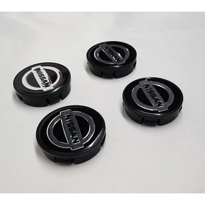 Duru Doruk Jant Göbeği Nissan 55/52   52MM Yuvaya Göre 4'lü Set Siyah