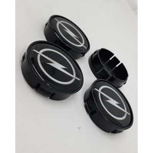 Duru Doruk Jant Göbeği Opel 55/52 (52MM Yuva) 4'lü Set Plasto Damla Siyah