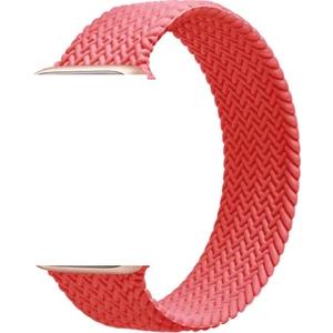 Apple Watch Uyumlu Seri 3-4-5-6-Se Premium 42-44 mm Örgülü Solo Silikon Kordon