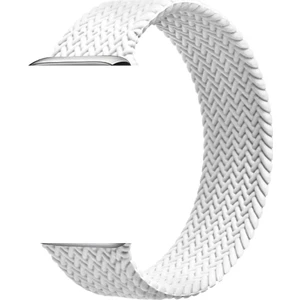 Apple Watch Uyumlu Seri 3-4-5-6-Se Premium 42-44 mm Örgülü Solo Silikon Kordon