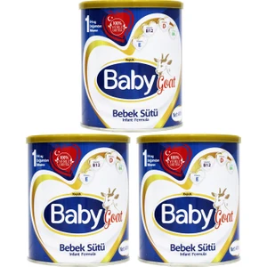Baby Goat 1 Keçi Sütü Bazlı Bebek Sütü 400 gr - 3'lü