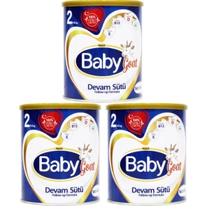 Baby Goat 2 Keçi Sütü Bazlı Bebek Sütü 400 gr - 3'lü