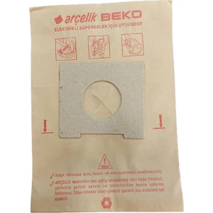 Sarcool Arçelik Beko Elektrikli Süpürge Torbası 10 ADET