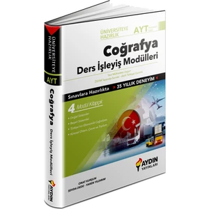 Aydın Yayınları AYT Coğrafya Ders İşleyiş Modülleri