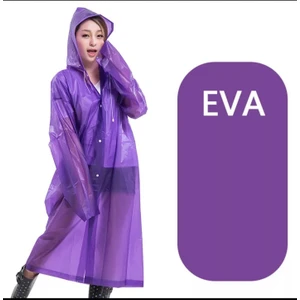 Raincoat Eva Unisex  Mor Yağmurluk