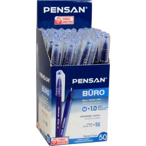 Pensan Mavi Tükenmez Kalem 1 mm 50'li