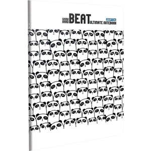 Beat 4 Kareli 60 Yaprak Tel Dikişli Plastik Kapak Defter