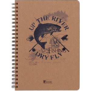 Keskin Color A6 80 Yaprak Çizgisiz Spiralli Set Kapak Kraft Defter