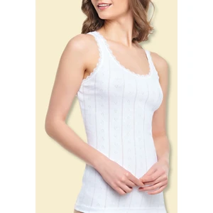 Kadın Jakarlı Kalın Askılı Pirates Beyaz Atlet 3'lü Paket 0201-