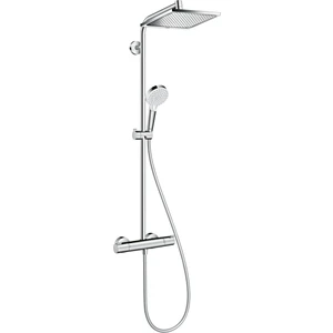 Crometta E Duş Kolonu 240 1 Jet, Ecosmart, Termostat ile 27281000