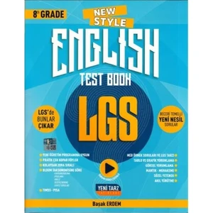 Yeni Tarz Yayınları 8. Sınıf LGS English Test Book - Başak Erdem